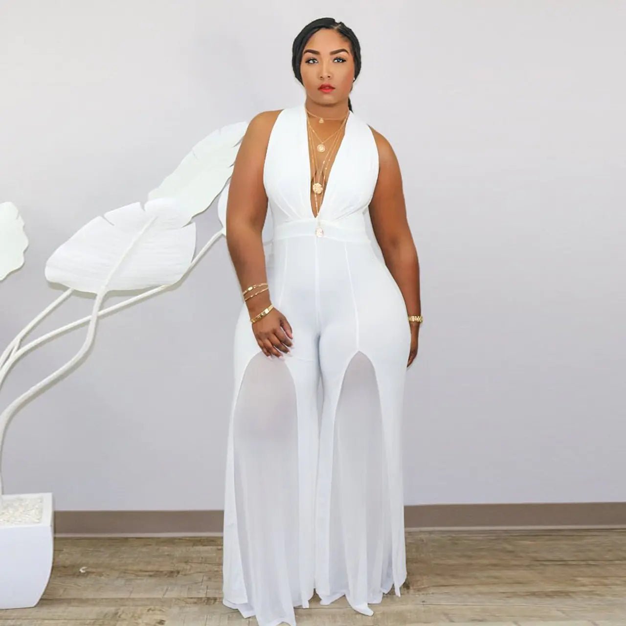 Topless Solid Color Chiffon Women's Apparel - CHRISTOPHER RICHARDSON LIFESTYLE BOUTIQUE