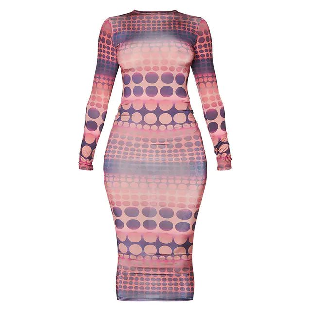 Women's Long Sleeve Printed Summer Dress 2023 - CHRISTOPHER RICHARDSON LIFESTYLE BOUTIQUE