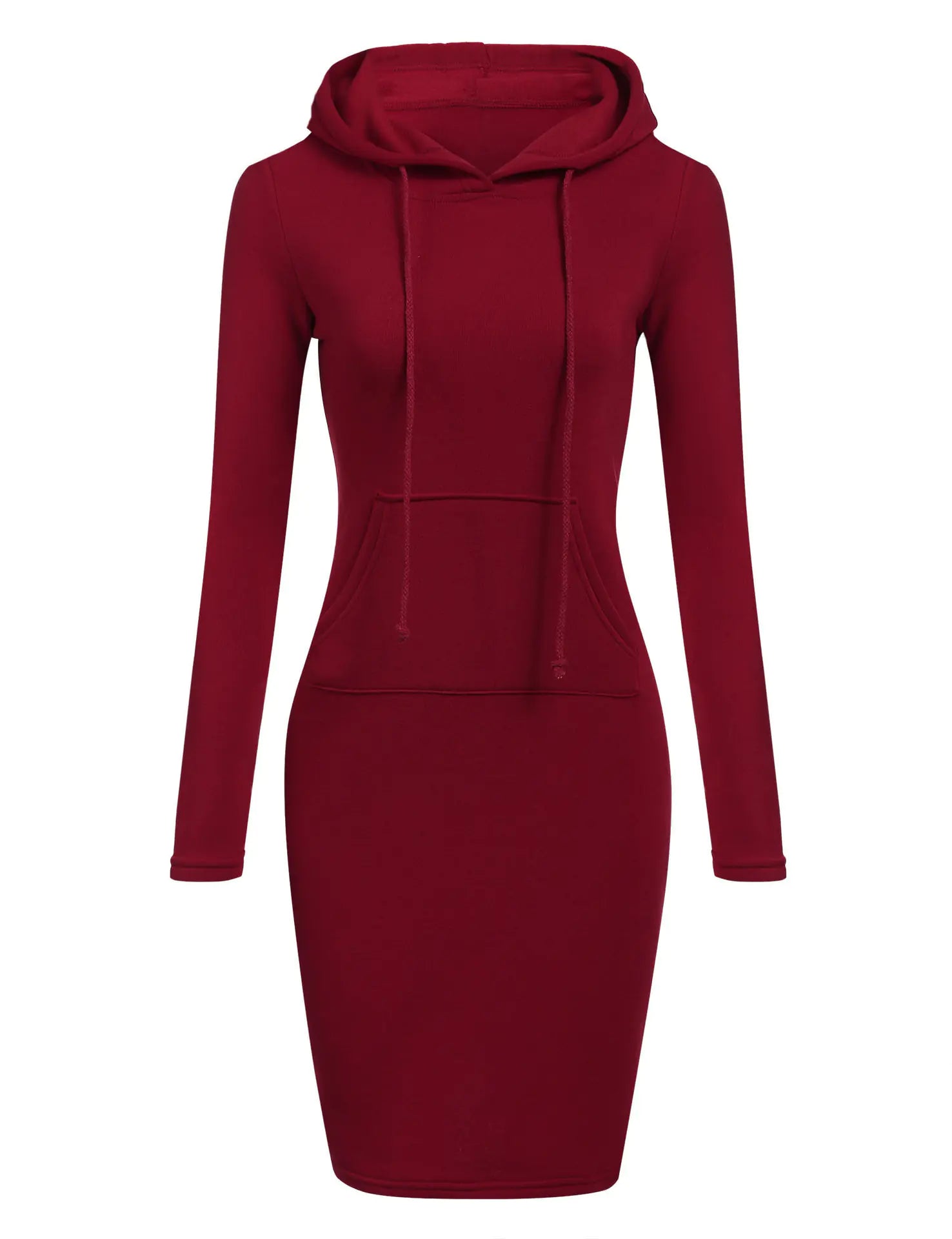 Autumn Winter Women's Hoodie with Pockets and Drawstrings