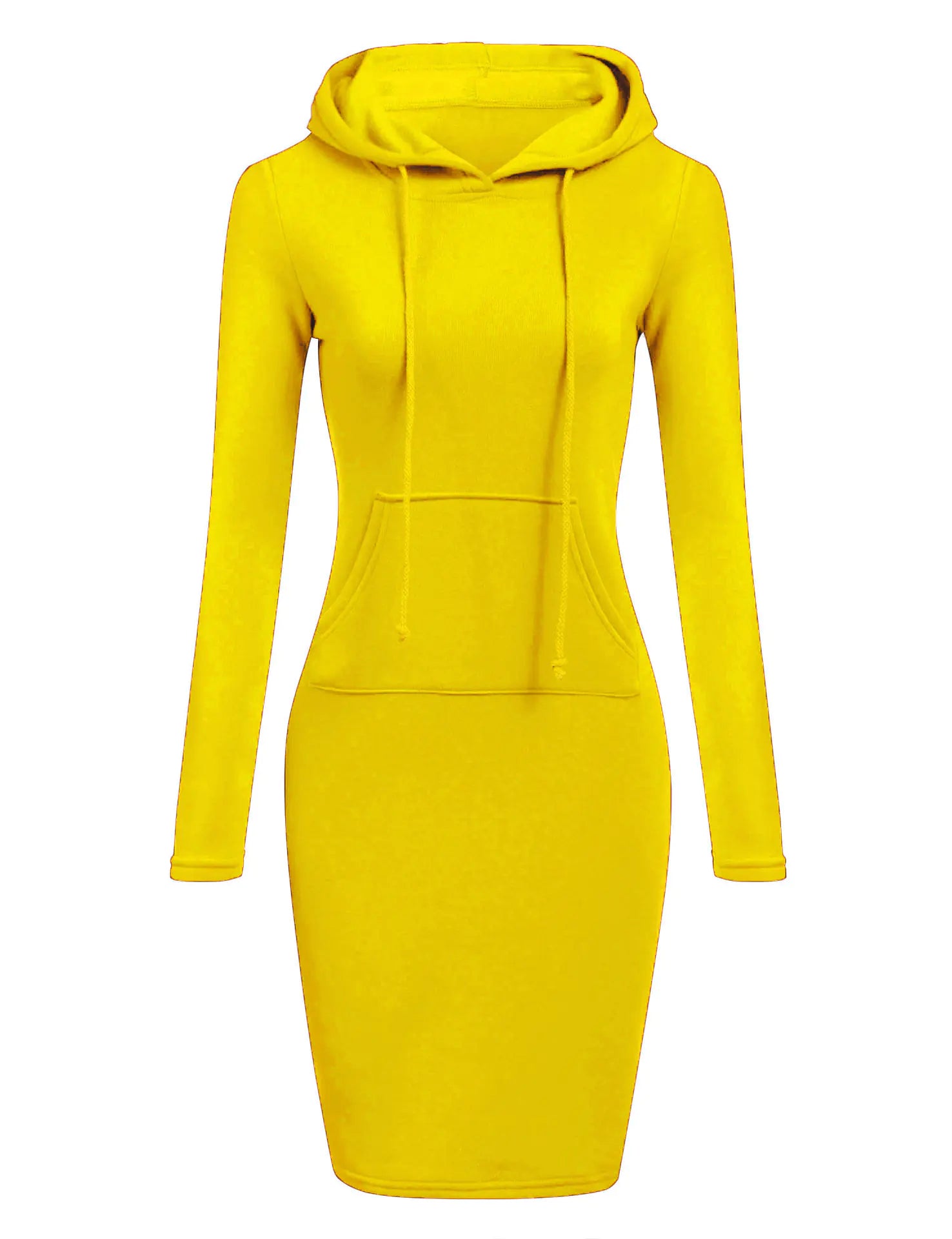 Autumn Winter Women's Hoodie with Pockets and Drawstrings