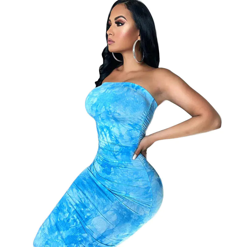 2020 Summer Women's Off-Shoulder Floral Dress