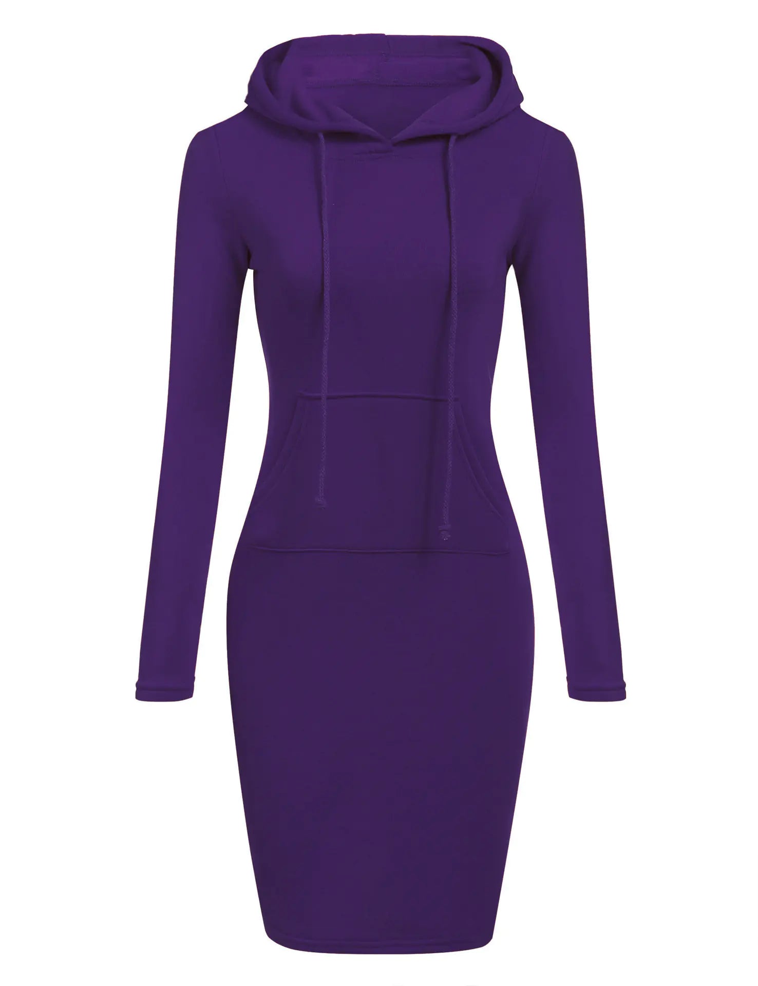 Autumn Winter Women's Hoodie with Pockets and Drawstrings
