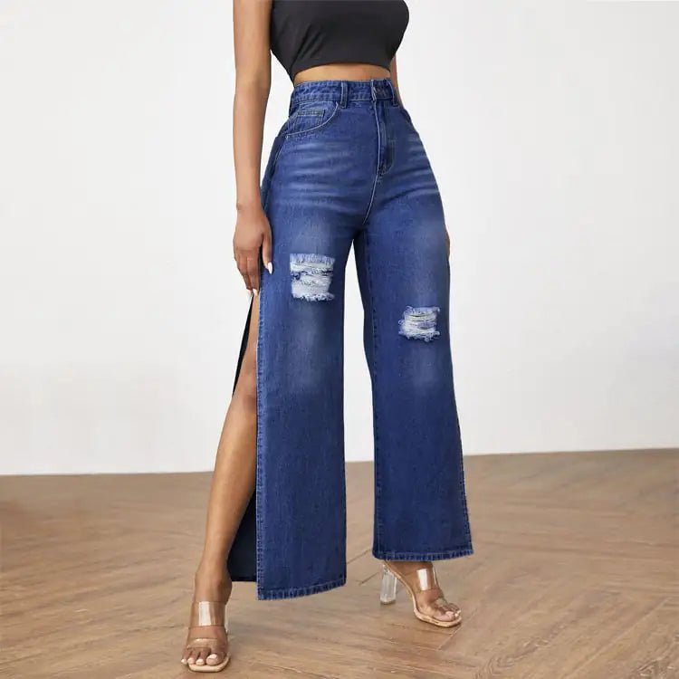 Ripped Women's Jeans - European and American Style - CHRISTOPHER RICHARDSON LIFESTYLE BOUTIQUE