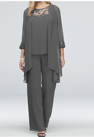 WOLFF Stylish 3 - Piece Plus Size Lace Outfit Set - CHRISTOPHER RICHARDSON LIFESTYLE BOUTIQUE