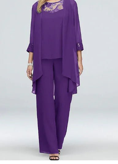 WOLFF Stylish 3 - Piece Plus Size Lace Outfit Set - CHRISTOPHER RICHARDSON LIFESTYLE BOUTIQUE