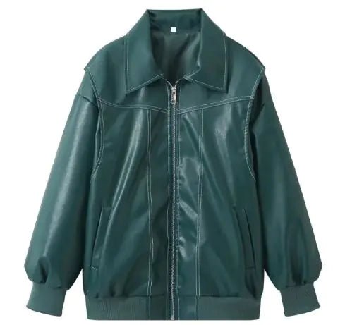 Retro Jacket Cool Stand Collar Long Sleeve Jacket Womens Clothing - CHRISTOPHER RICHARDSON LIFESTYLE BOUTIQUE