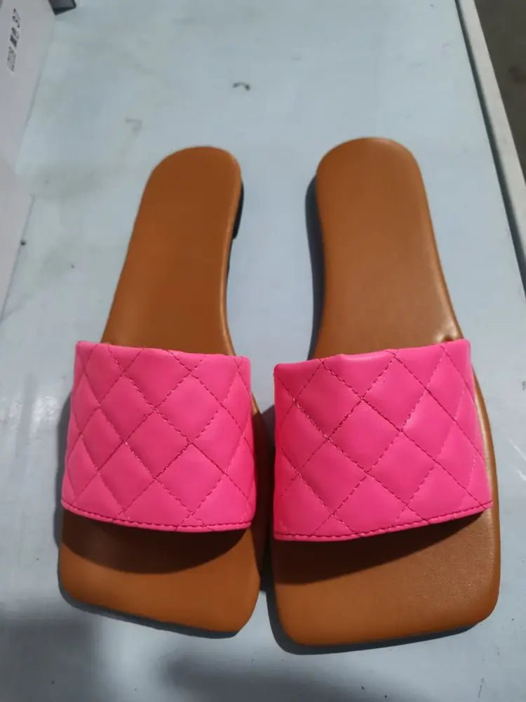 Large Women's Square Toe Fragrant Sandals - CHRISTOPHER RICHARDSON LIFESTYLE BOUTIQUE