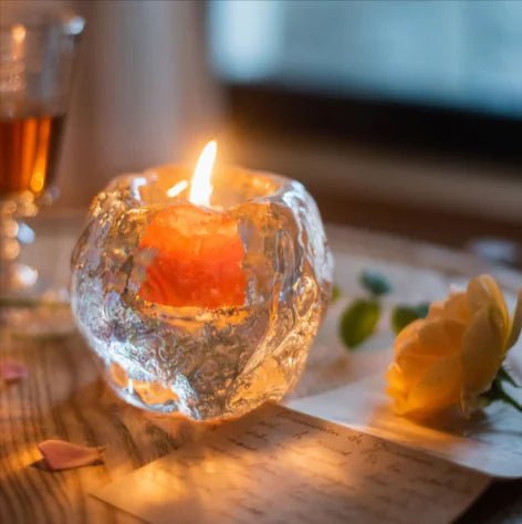 Glass Candle Holder – Elegant Table Decor - CHRISTOPHER RICHARDSON LIFESTYLE BOUTIQUE
