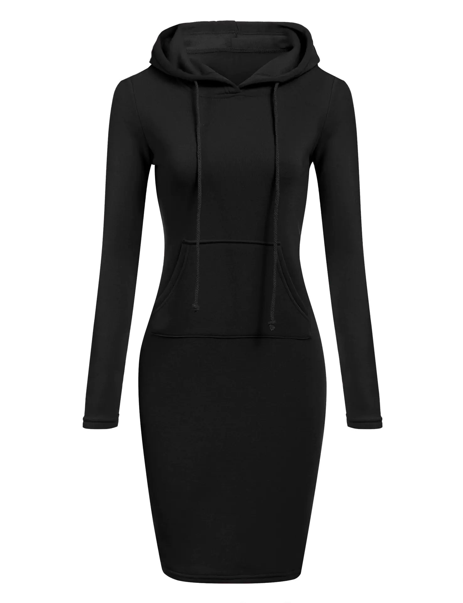 Autumn Winter Women's Hoodie with Pockets and Drawstrings