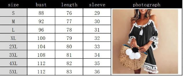 Fringe Neckline Solid Color Off-Shoulder Dress