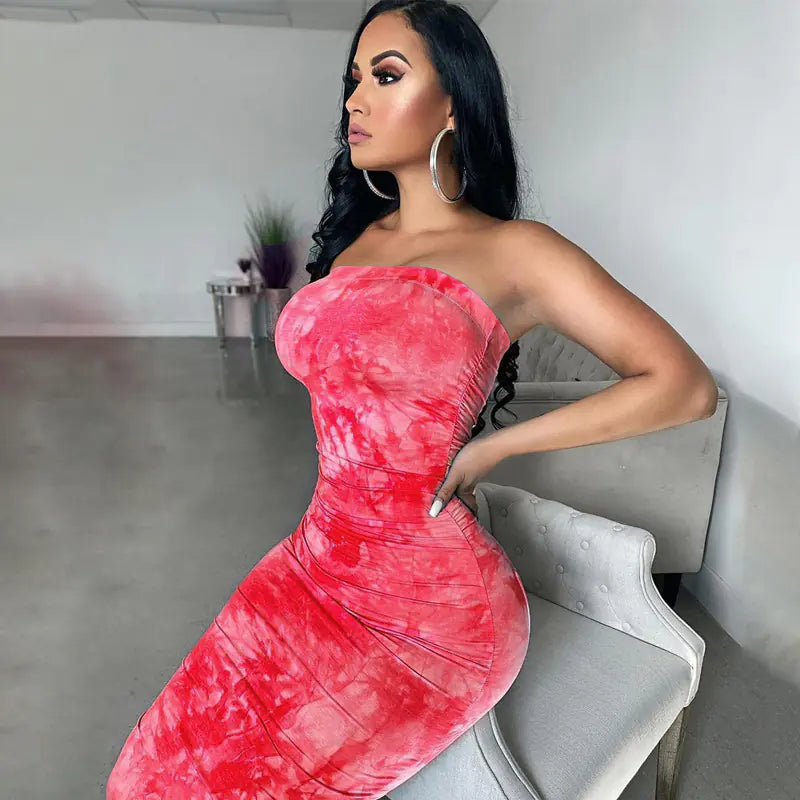 2020 Summer Women's Off-Shoulder Floral Dress