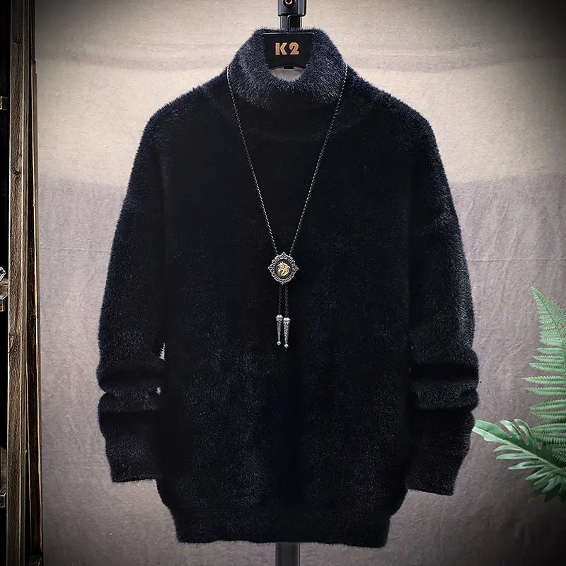 Mink High Collar Sweater for Men - CHRISTOPHER RICHARDSON LIFESTYLE BOUTIQUE