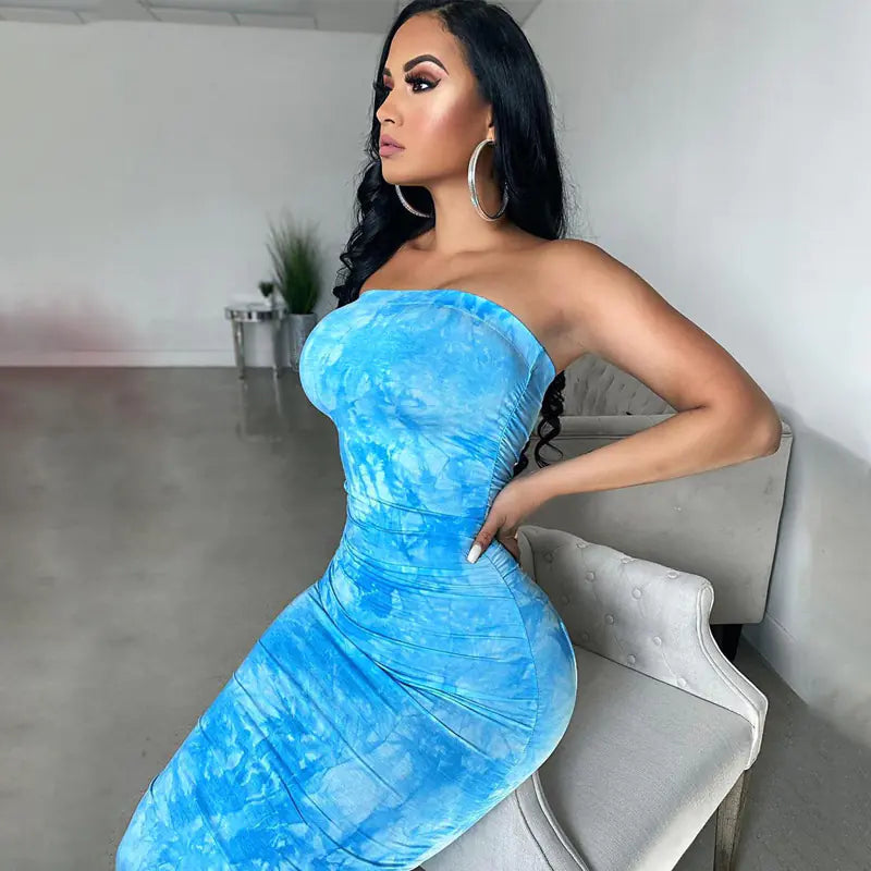2020 Summer Women's Off-Shoulder Floral Dress