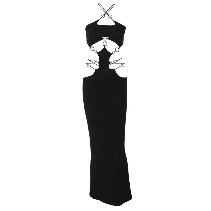 2023 Summer Women's Sexy Backless Halter Dress
