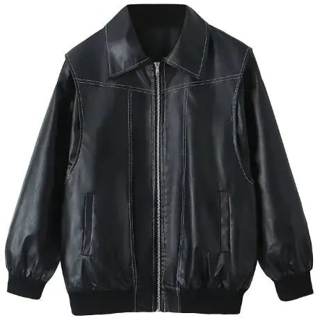 Retro Jacket Cool Stand Collar Long Sleeve Jacket Womens Clothing - CHRISTOPHER RICHARDSON LIFESTYLE BOUTIQUE