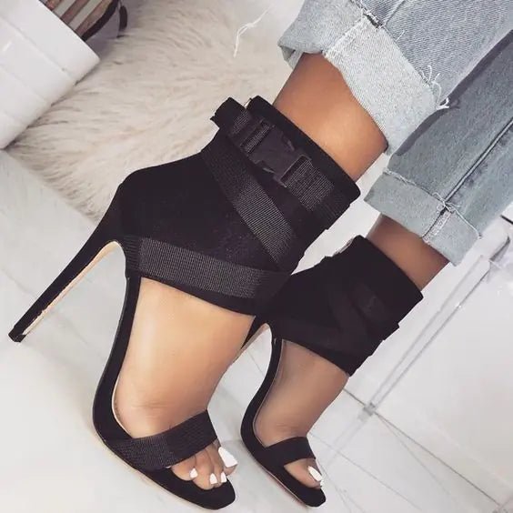 Summer New Peep - Toe Strappy High Heels (Europe/US) - CHRISTOPHER RICHARDSON LIFESTYLE BOUTIQUE